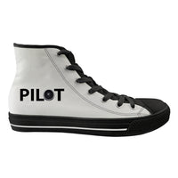 Thumbnail for Pilot & Jet Engine Designed Long Canvas Shoes (Men)