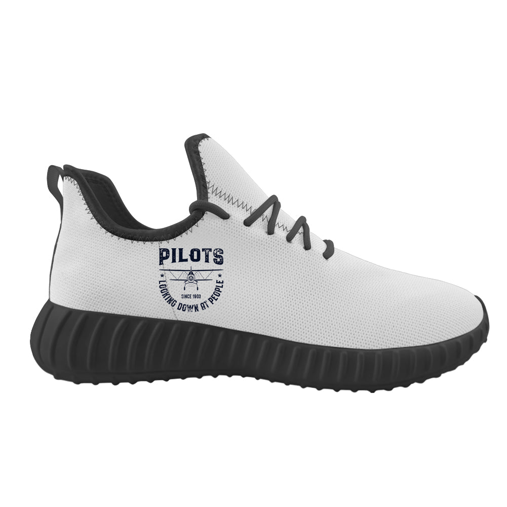 Pilots Looking Down at People Since 1903 Designed Sport Sneakers & Shoes (MEN)