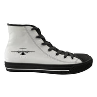 Thumbnail for ATR-72 Silhouette Designed Long Canvas Shoes (Women)