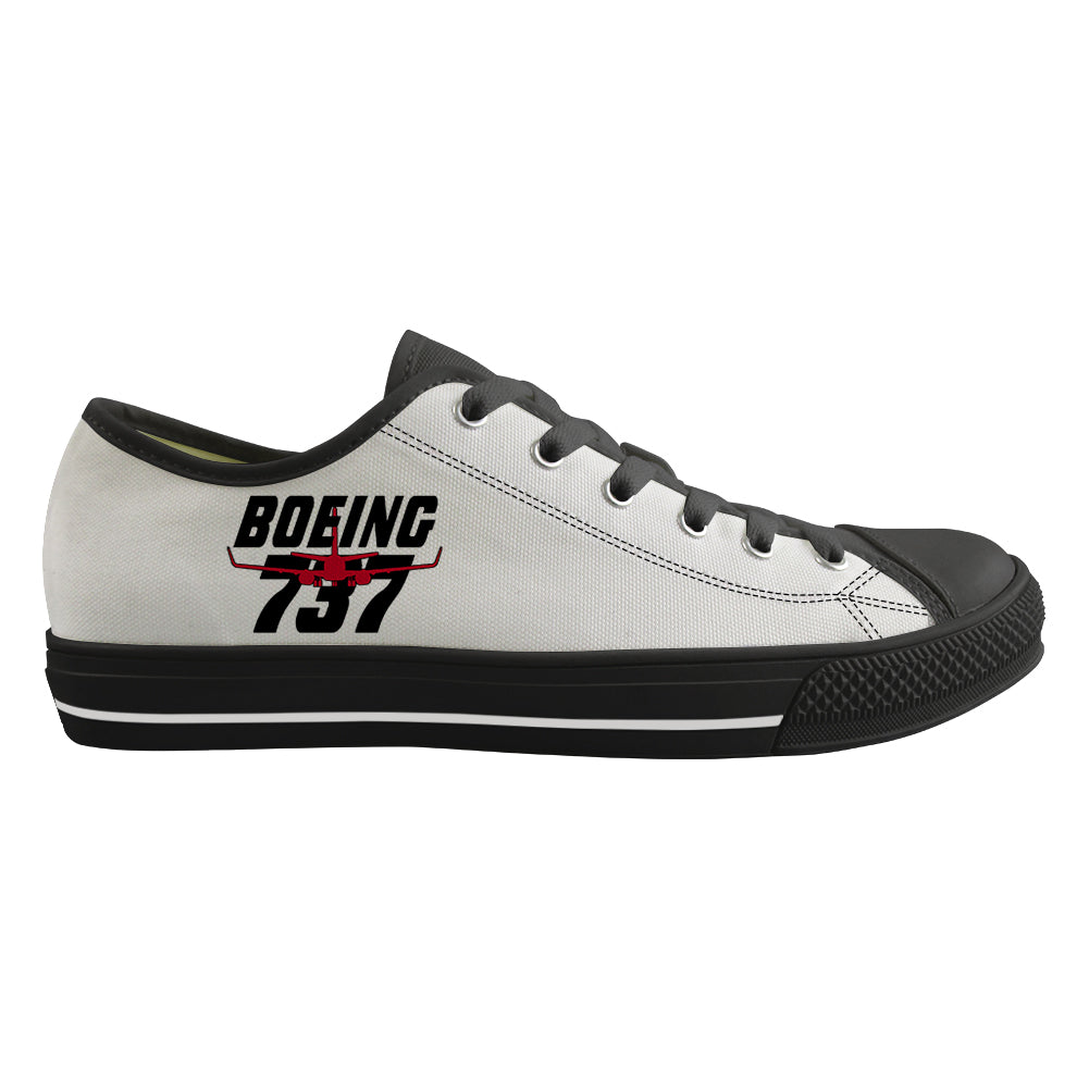 Amazing Boeing 737 Designed Canvas Shoes (Women)
