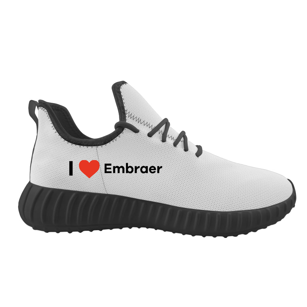 I Love Embraer Designed Sport Sneakers & Shoes (WOMEN)