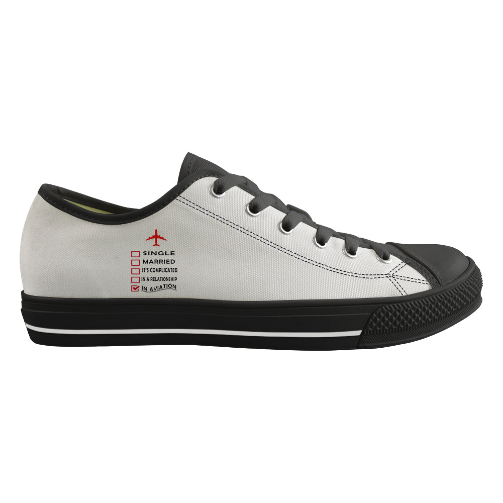 In Aviation Designed Canvas Shoes (Women)