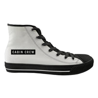 Thumbnail for Cabin Crew Text Designed Long Canvas Shoes (Women)