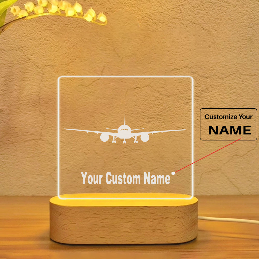 Boeing 777 Silhouette Designed Night Lamp
