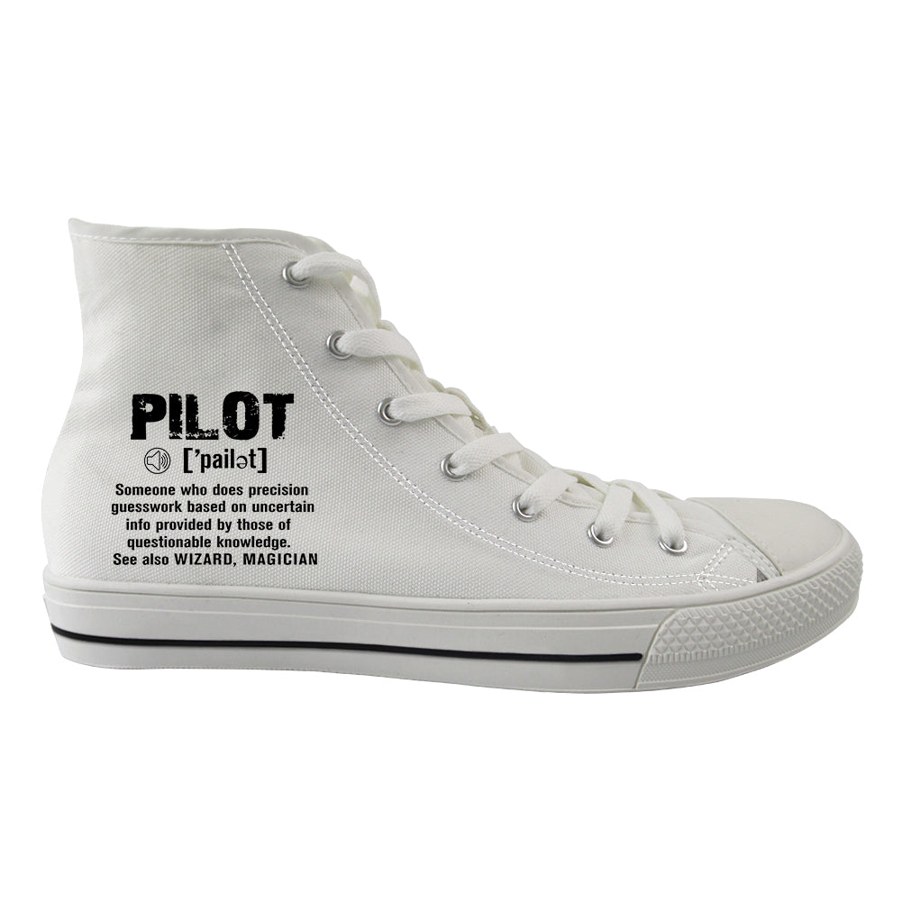 Pilot [Noun] Designed Long Canvas Shoes (Men)