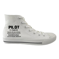 Thumbnail for Pilot [Noun] Designed Long Canvas Shoes (Men)