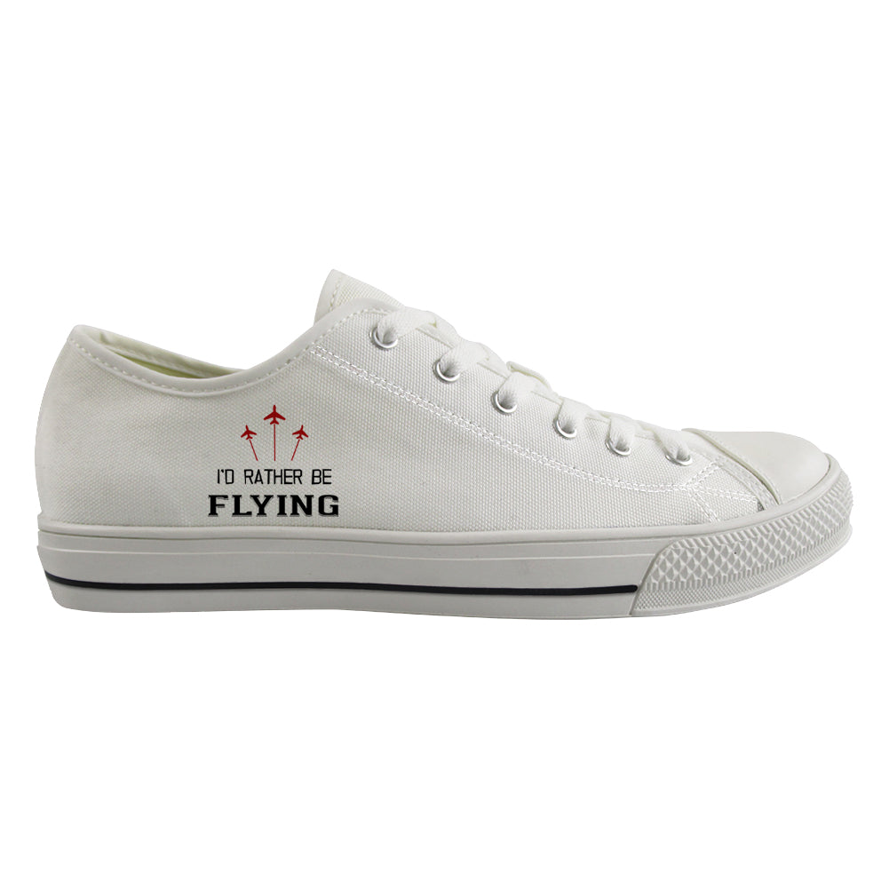 I'D Rather Be Flying Designed Canvas Shoes (Women)