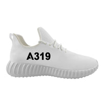 Thumbnail for A319 Flat Text Designed Sport Sneakers & Shoes (WOMEN)