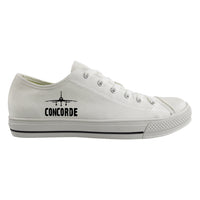 Thumbnail for Concorde & Plane Designed Canvas Shoes (Men)