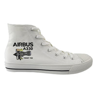 Thumbnail for Airbus A330 & Trent 700 Engine Designed Long Canvas Shoes (Women)