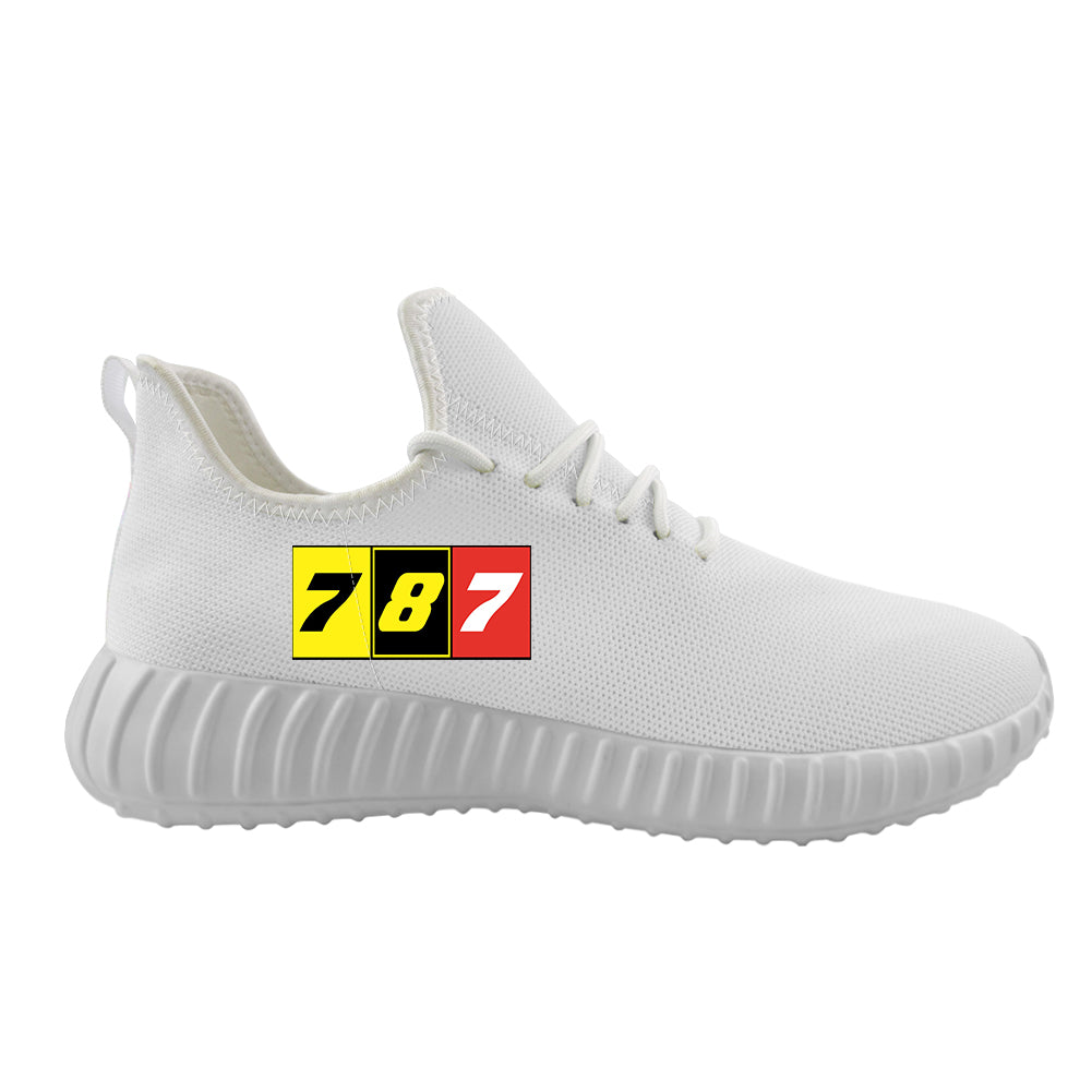 Flat Colourful 787 Designed Sport Sneakers & Shoes (MEN)