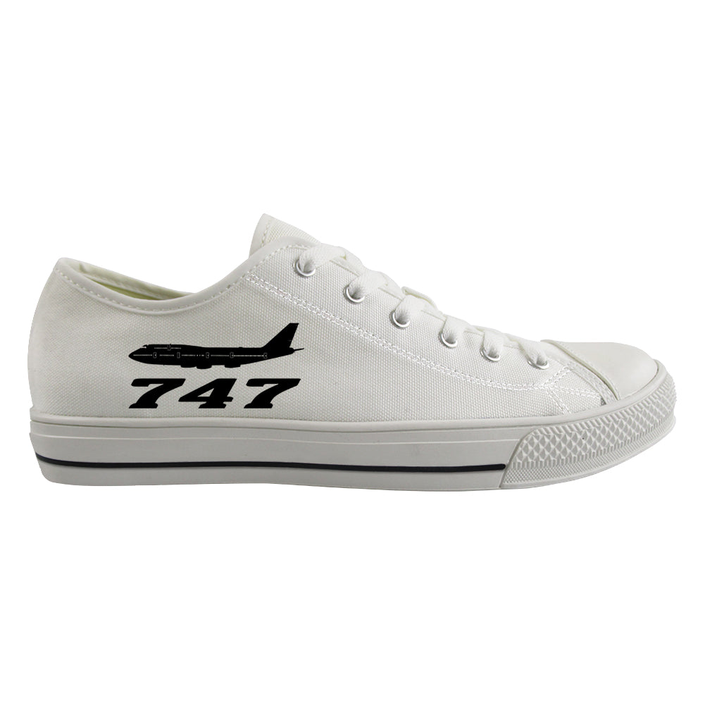 Boeing 747 - Queen of the Skies (2) Designed Canvas Shoes (Men)