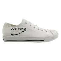 Thumbnail for Just Fly It 2 Designed Canvas Shoes (Women)