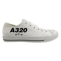 Thumbnail for Super Airbus A320 Designed Canvas Shoes (Women)