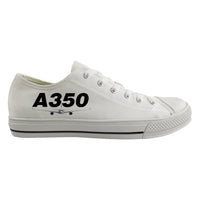Thumbnail for Super Airbus A350 Designed Canvas Shoes (Men)