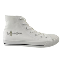 Thumbnail for Air Traffic Control Designed Long Canvas Shoes (Women)