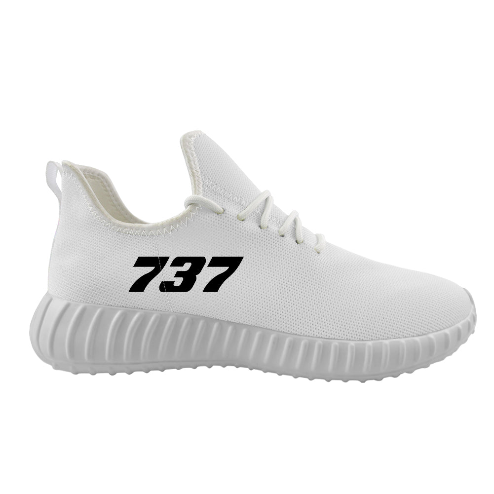 737 Flat Text Designed Sport Sneakers & Shoes (MEN)