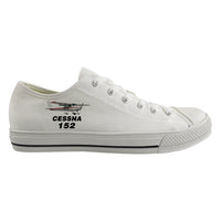 Thumbnail for The Cessna 152 Designed Canvas Shoes (Women)