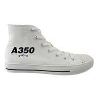 Thumbnail for Super Airbus A350 Designed Long Canvas Shoes (Men)