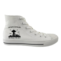 Thumbnail for Air Traffic Controllers - We Rule The Sky Designed Long Canvas Shoes (Women)