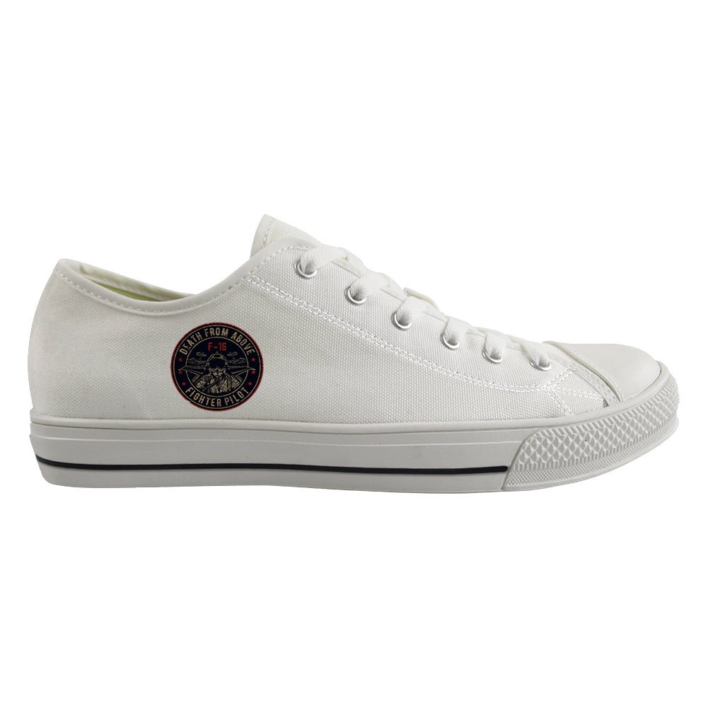 Fighter Jet 16 - Death From Above Designed Canvas Shoes (Men)