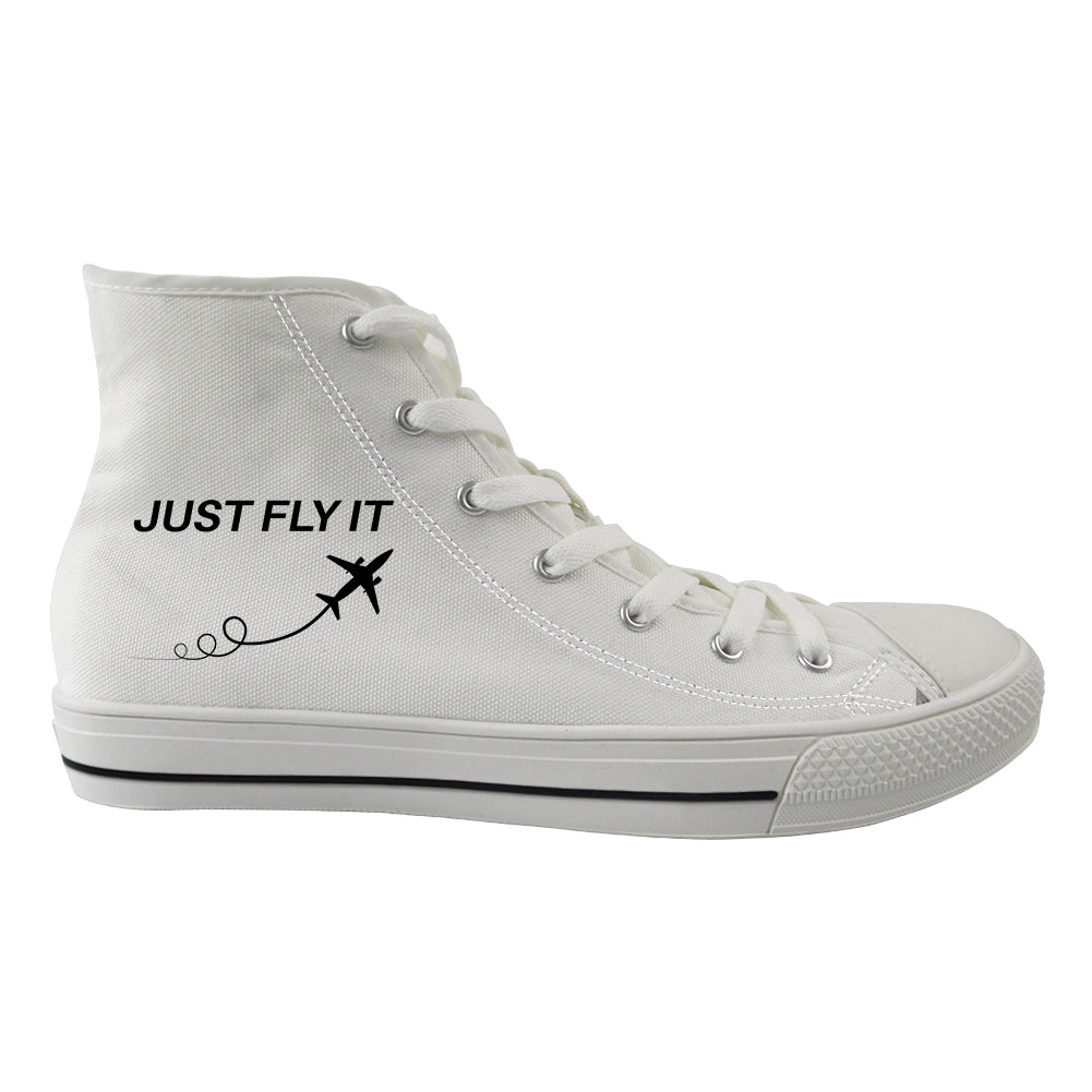 Just Fly It Designed Long Canvas Shoes (Women)