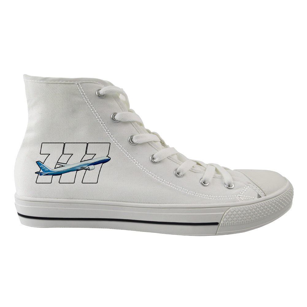 Super Boeing 777 Designed Long Canvas Shoes (Women)