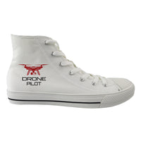 Thumbnail for Drone Pilot Designed Long Canvas Shoes (Women)