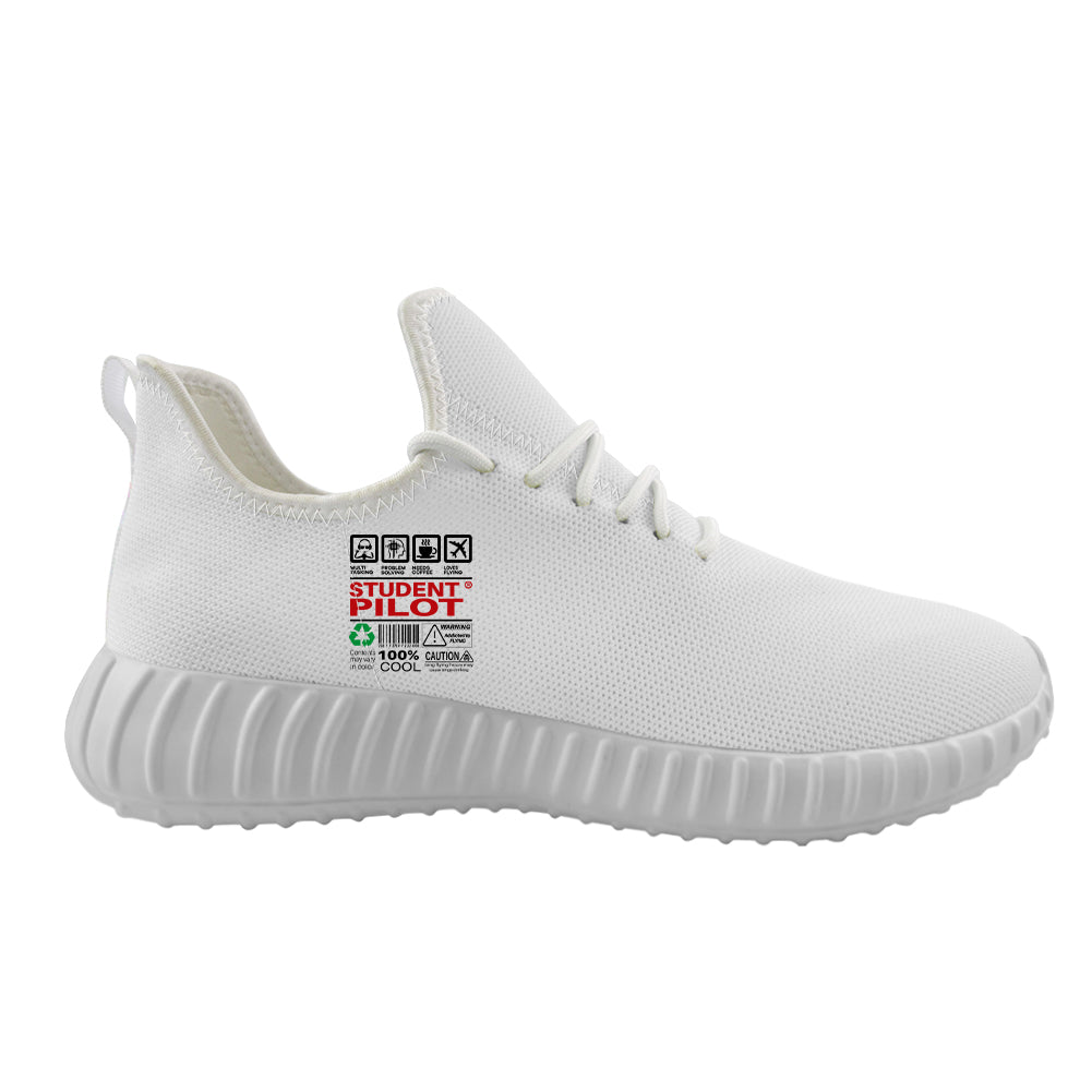 Student Pilot Label Designed Sport Sneakers & Shoes (WOMEN)