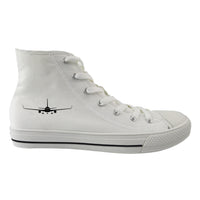Thumbnail for Boeing 767 Silhouette Designed Long Canvas Shoes (Women)