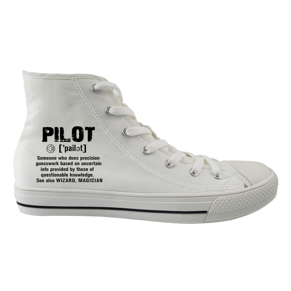 Pilot [Noun] Designed Long Canvas Shoes (Women)