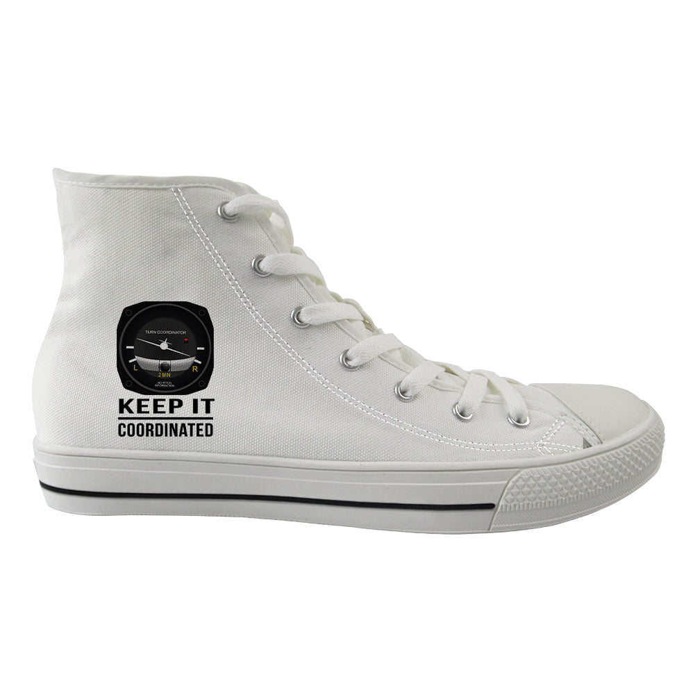 Keep It Coordinated Designed Long Canvas Shoes (Men)