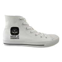 Thumbnail for Keep It Coordinated Designed Long Canvas Shoes (Men)