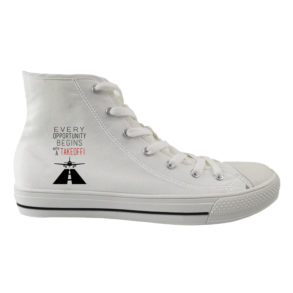 Every Opportunity Designed Long Canvas Shoes (Women)