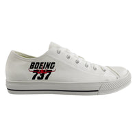 Thumbnail for Amazing Boeing 737 Designed Canvas Shoes (Women)