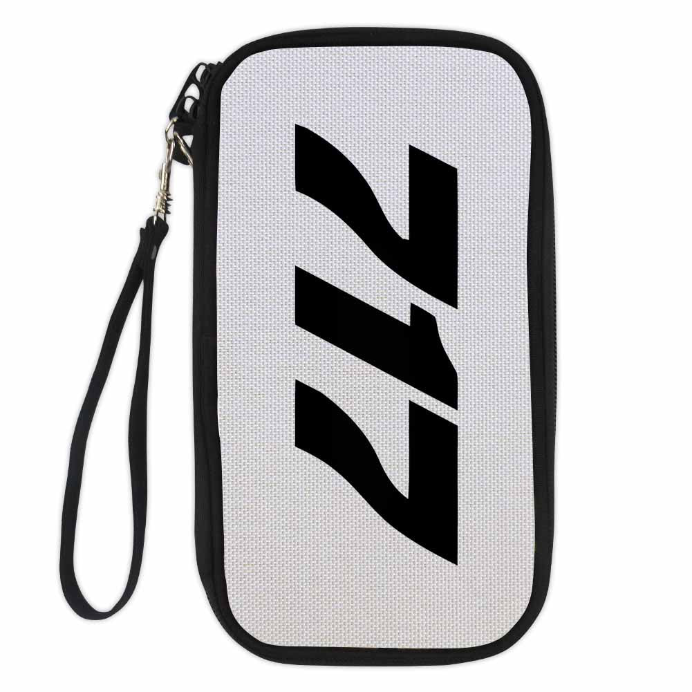 Boeing 717 Text Designed Travel Cases & Wallets