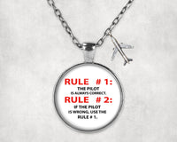 Thumbnail for Rule 1 - Pilot is Always Correct Designed Necklaces