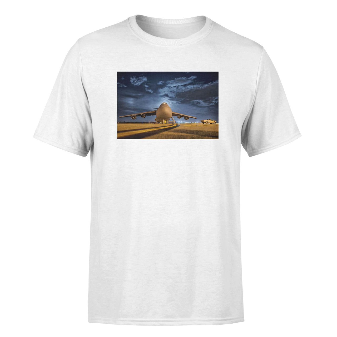 Amazing Military Aircraft at Night Designed T-Shirts