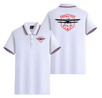 Thumbnail for Super Born To Fly Designed Stylish Polo T-Shirts (Double-Side)