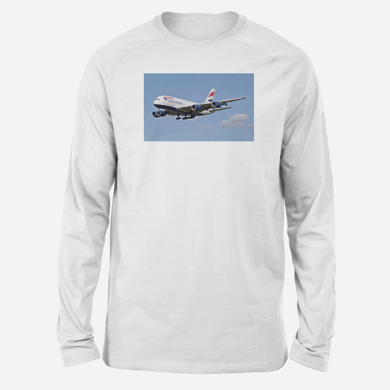 Landing British Airways A380 Designed Long-Sleeve T-Shirts