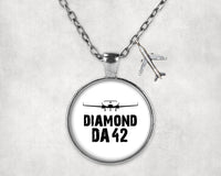 Thumbnail for Diamond DA42 & Plane Designed Necklaces