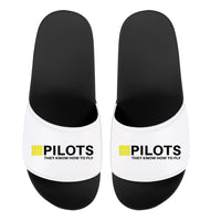 Thumbnail for Pilots They Know How To Fly Designed Sport Slippers
