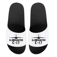 Thumbnail for GlobeMaster C-17 & Plane Designed Sport Slippers