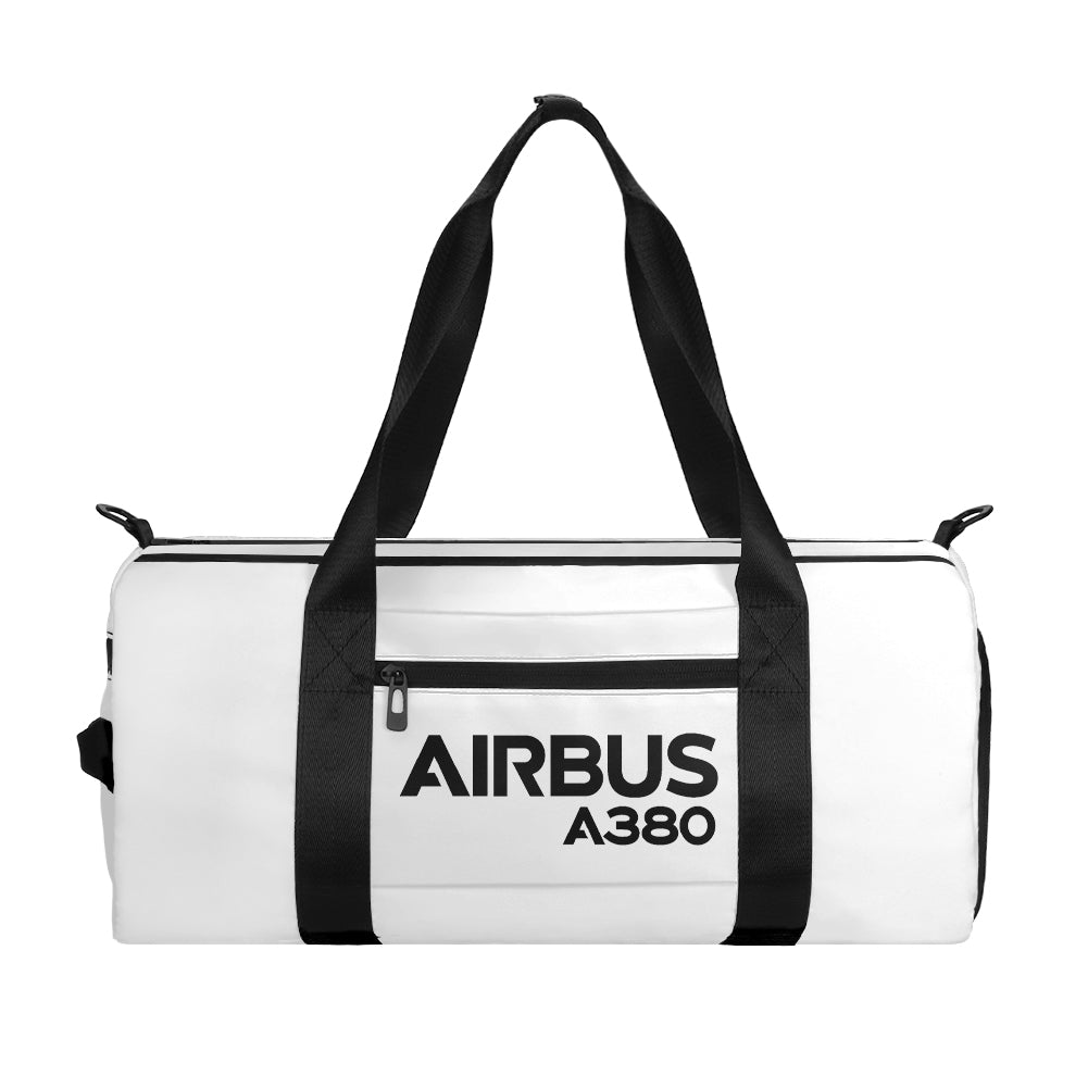 Airbus A380 & Text Designed Sports Bag
