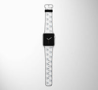 Thumbnail for Super Boeing 737+Text Designed Leather Apple Watch Straps