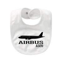 Thumbnail for Airbus A320 Printed Designed Baby Saliva & Feeding Towels