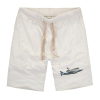Thumbnail for Space shuttle on 747 Designed Cotton Shorts