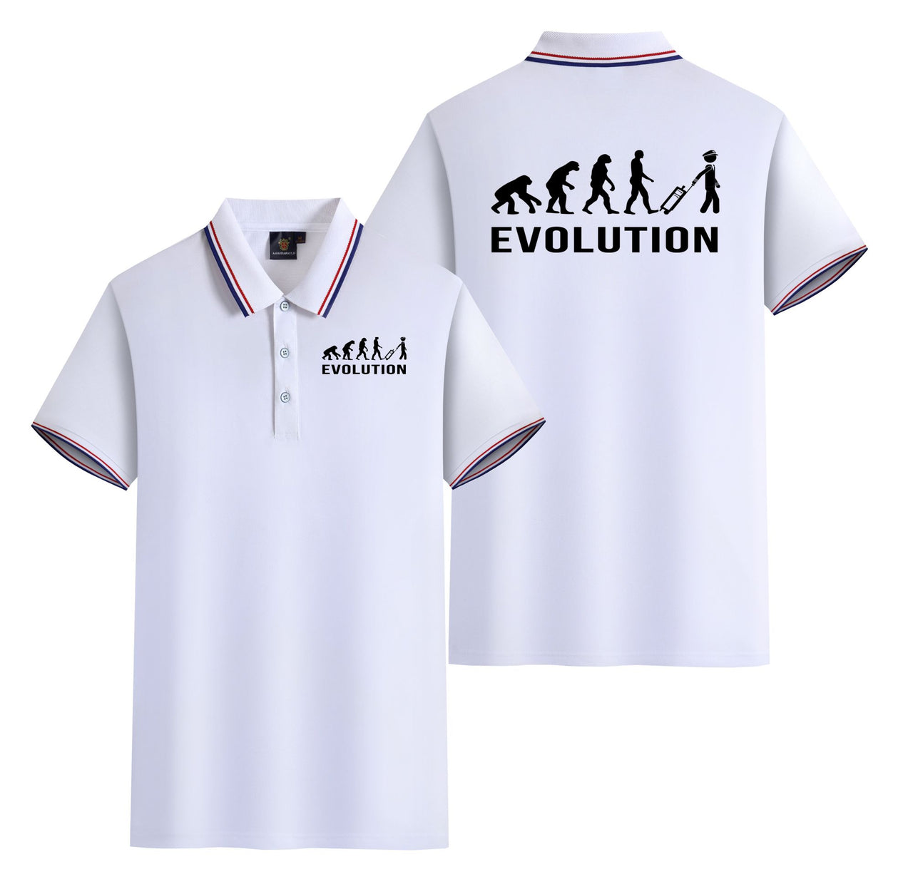 Pilot Evolution Designed Stylish Polo T-Shirts (Double-Side)