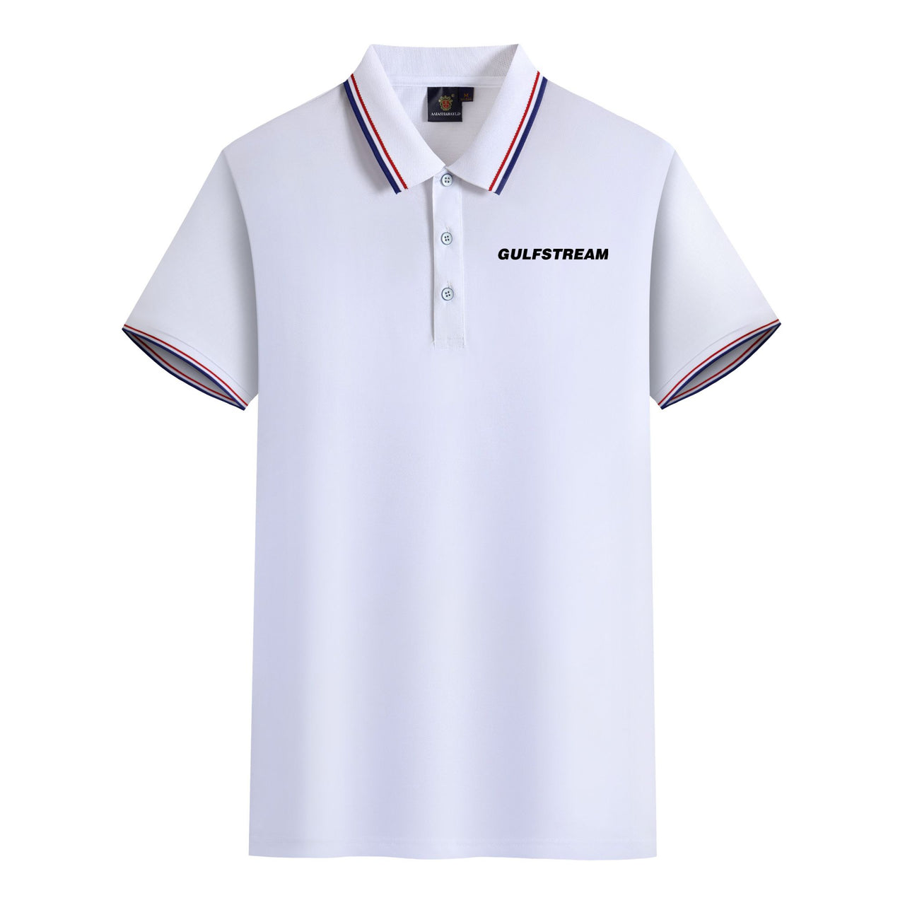Gulfstream & Text Designed Stylish Polo T-Shirts