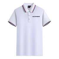Thumbnail for Gulfstream & Text Designed Stylish Polo T-Shirts